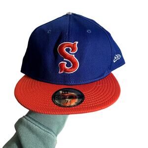 NWT New Era Syracuse Mets Fitted Hat 7 1/2